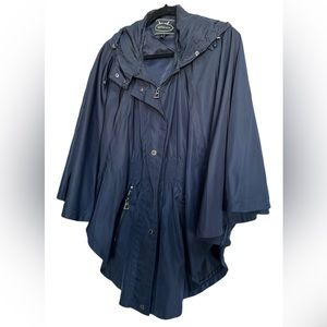 Vintage Cape Hooded Poncho Rain Jacket Hawke & Co